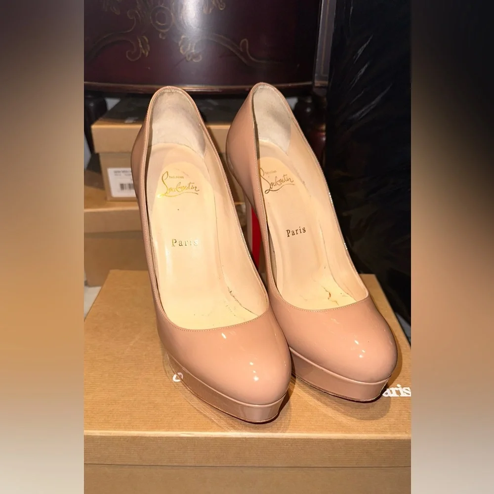 Christian Louboutin BIANCA 140 PATENT CALF - Picture 5 of 11